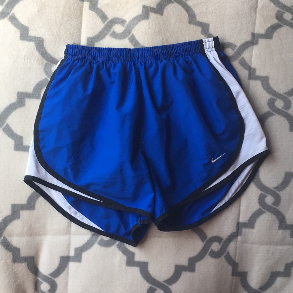 NIKE blue tempo shorts